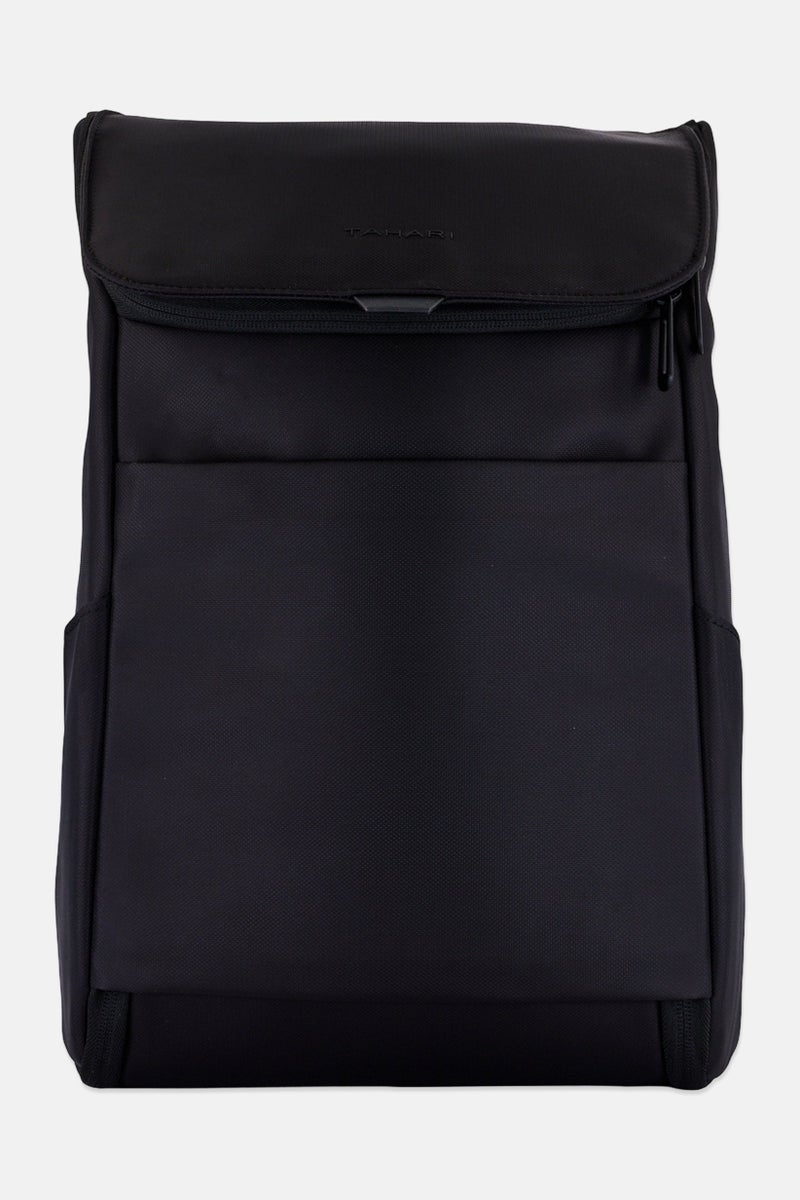 Tahari Men Brand Logo Backpack, Black - Image 1